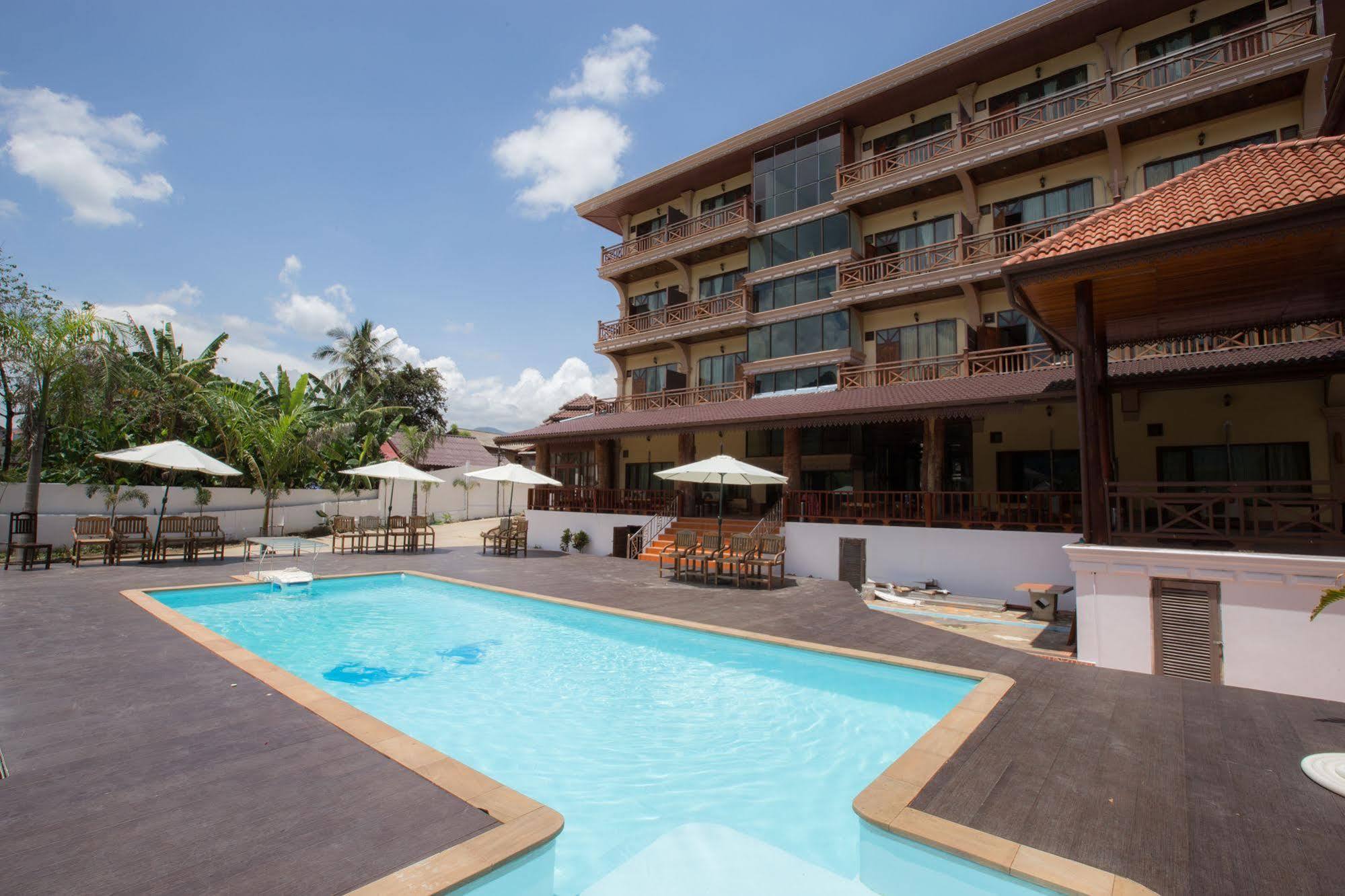 Thavisouk Riverside Hotel Vang Vieng Eksteriør bilde